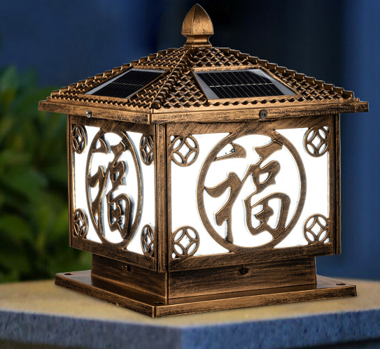 LED outdoor villa stigma characteristic Chinese garden light