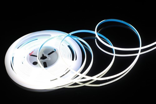 LED high-density two-color COB flexible soft light strip