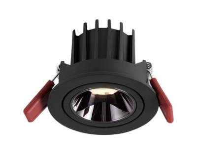 LED indoor black ceiling embedded wall washer spotlight