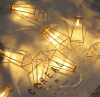 LED simple fashion warm white christmas garden decoration light string