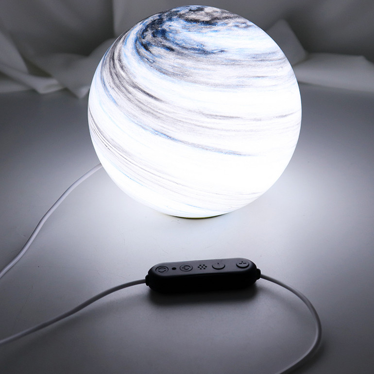 LED indoor home creative 3D printing planet light