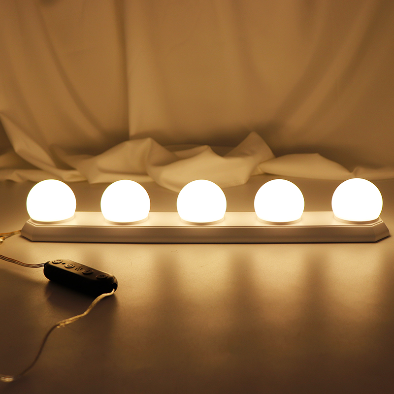 LED home mirror front multi-color aluminum alloy fill light bulb