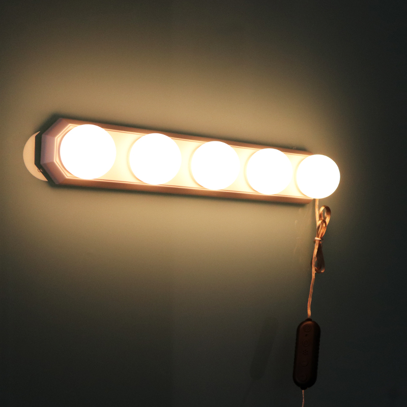LED home mirror front multi-color aluminum alloy fill light bulb