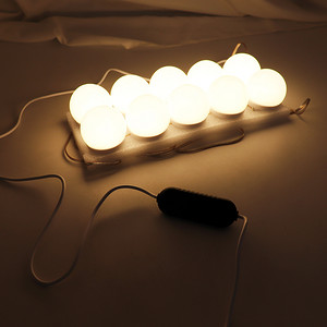 LED indoor three-color temperature makeup mirror fill light bulb