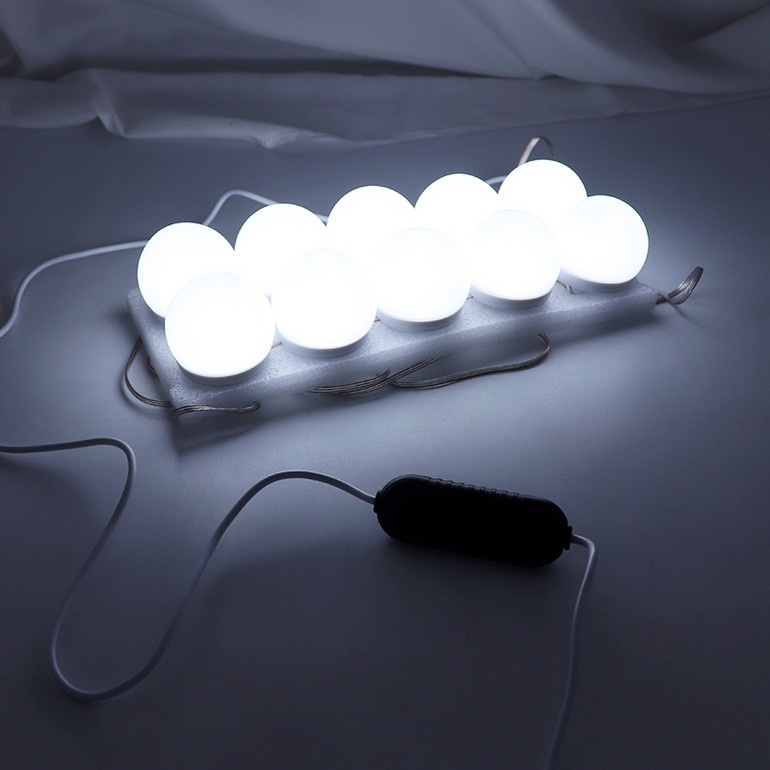 LED indoor three-color temperature makeup mirror fill light bulb