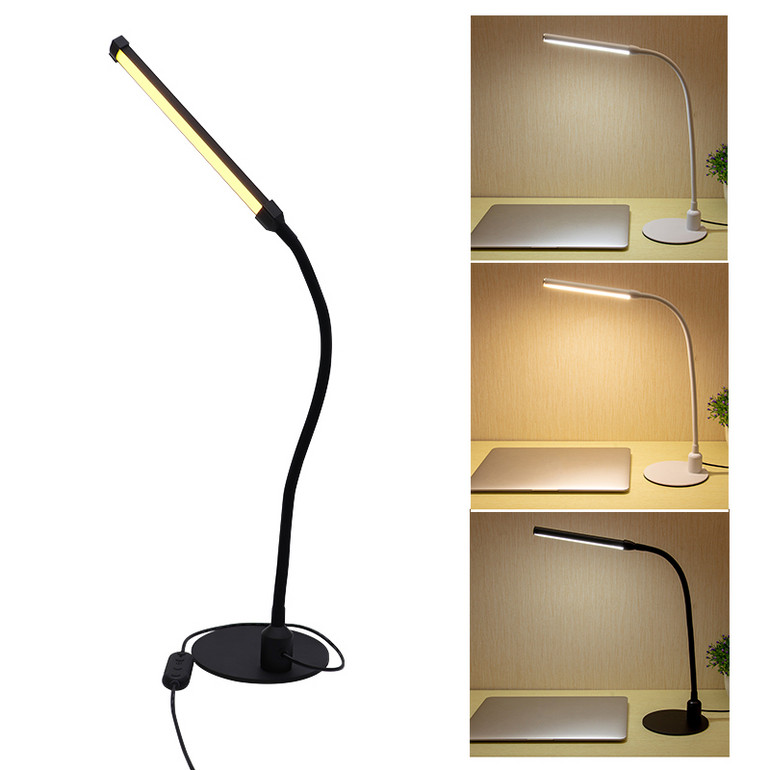 LED Indoor Eye Protection Strip Head Round Bottom Smart Voice Desk Lamp