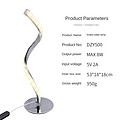 LED eye protection creative snake-shaped intelligent voice desk lamp