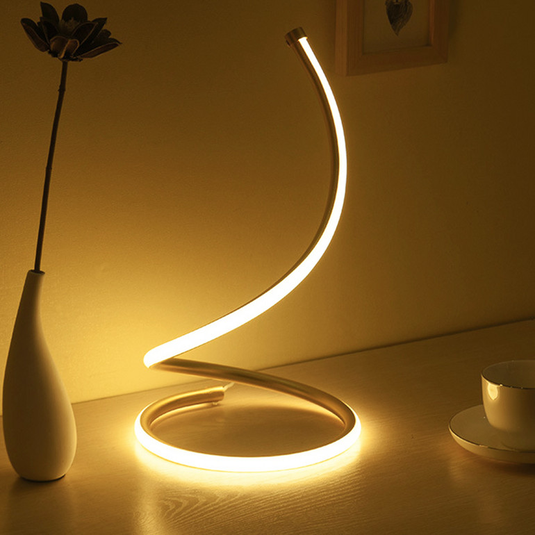 LED eye protection creative S-type intelligent voice desk lamp