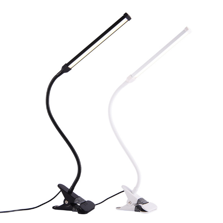 LED home eye protection smart voice clip desk lamp