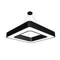 LED indoor black-and-white creative iron 48W square lamp