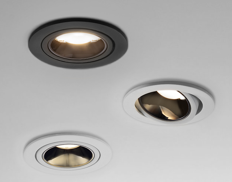 LED indoor concealed angle adjustable embedded spotlight