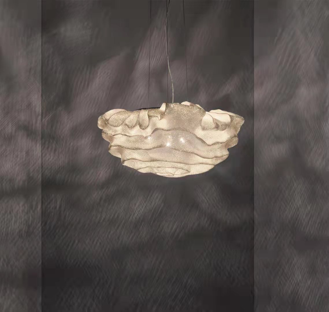 LED indoor bedroom creative personality simple cloud Chandelier