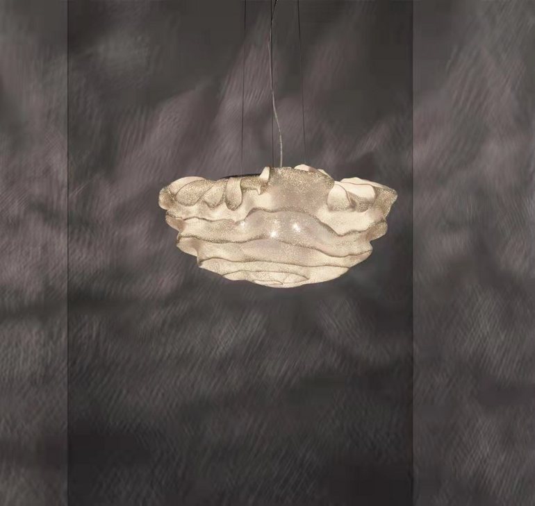 LED indoor bedroom creative personality simple cloud Chandelier