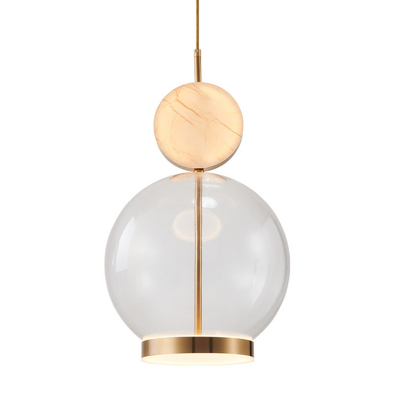 LED indoor study modern light luxury minimalist ball Chandelier