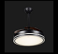 Led round Jianshang light wind series three color warm fan lamp