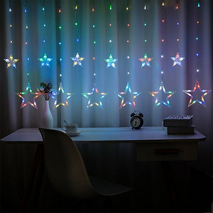 LED indoor seven color synchronous flash star curtain lamp