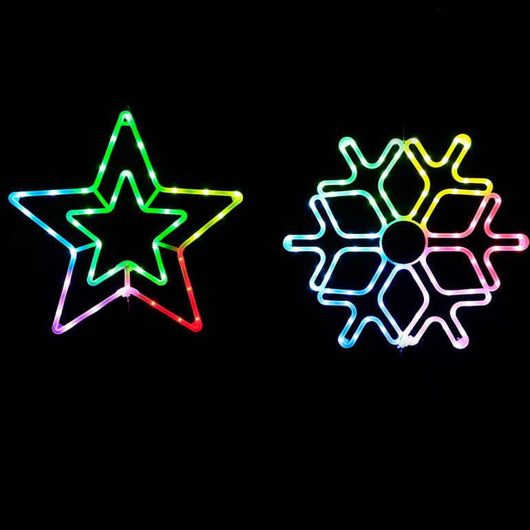 LED indoor seven color synchronous flash star curtain lamp