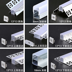 Lace LED line light aluminum side housing Kit