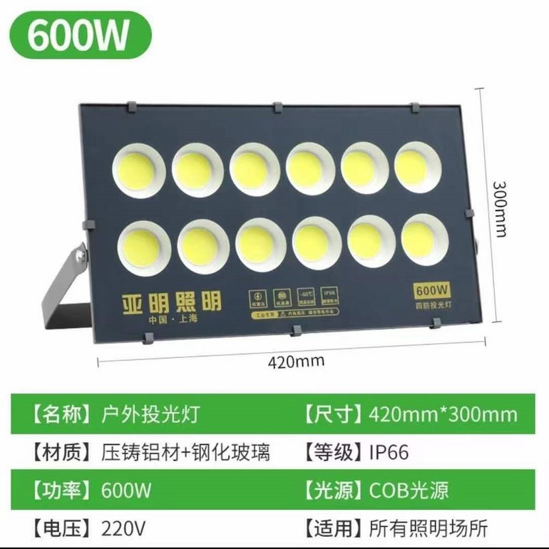 LED outdoor cob highlight four prevention multi specification projection lamp