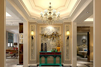 Can the French Crystal light be installed in the hallway?