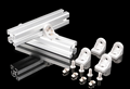 Lighting supporting various types of aluminum frame accessories aluminum alloy profiles