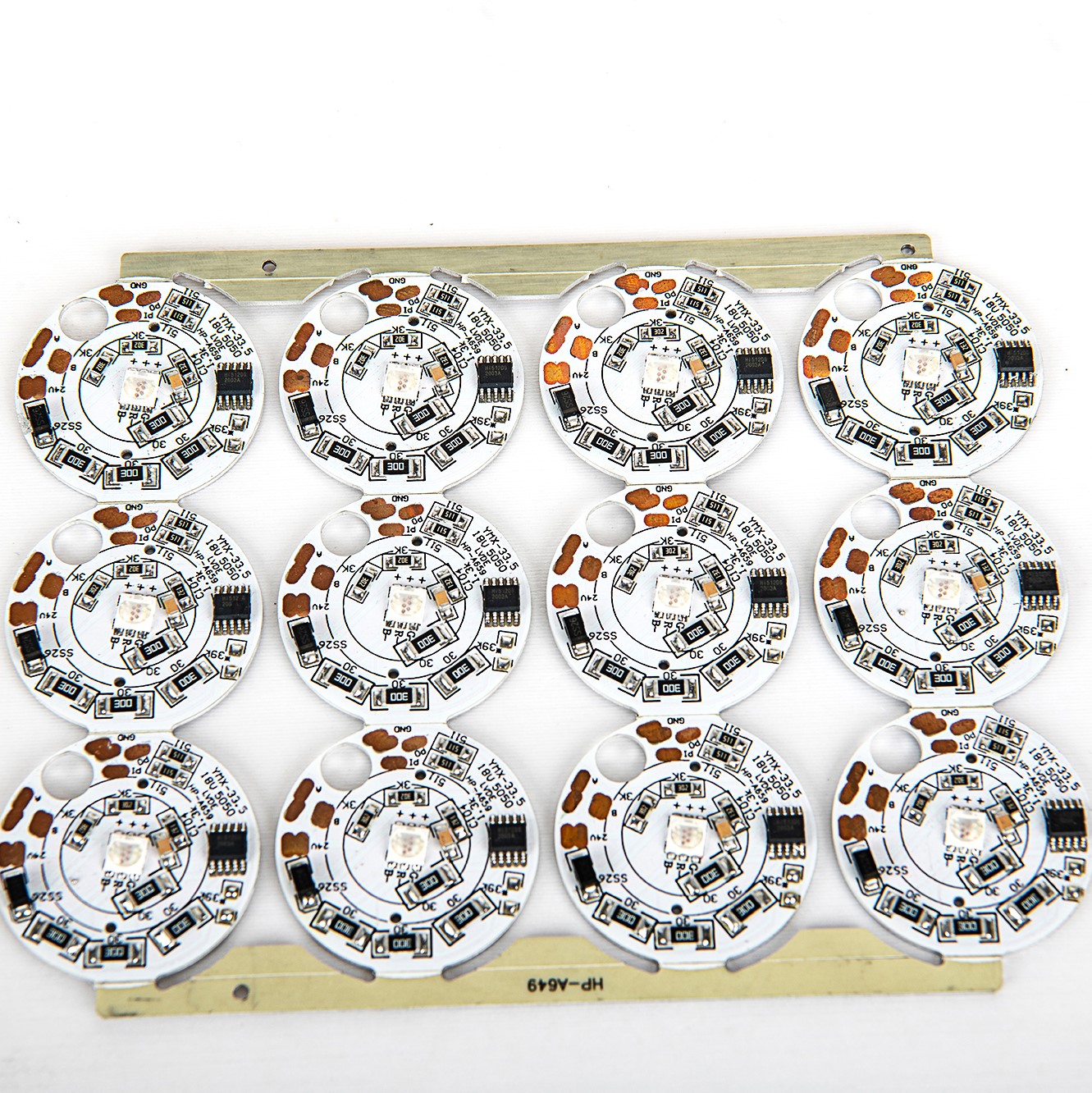 LED outdoor lighting point light source round circuit board