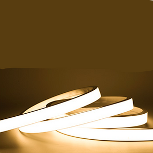 LED low voltage flicker-free warm yellow silicone light strip