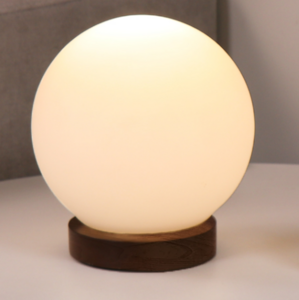 LED indoor home warm and simple eye protection round table lamp