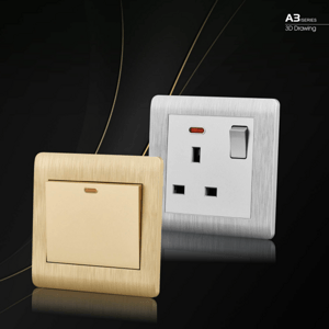 Lycra A3 series new imitation wood multifunctional intelligent switch