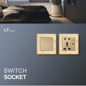 Lycra L7 series imitation marble novel high-end intelligent switch