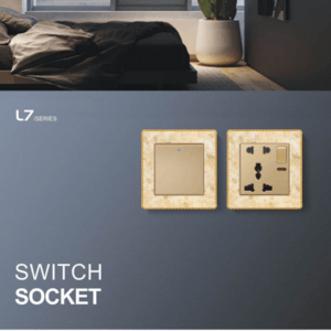 Lycra L7 series imitation marble novel high-end intelligent switch