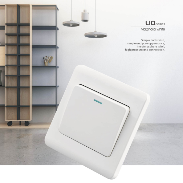 Lycra L10 series simple and fashionable smart switch for home bedroom