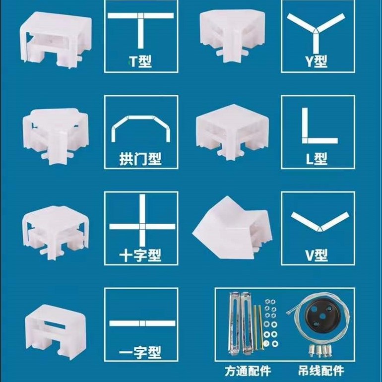 LED indoor five-sided light-emitting multiple specifications with office lights