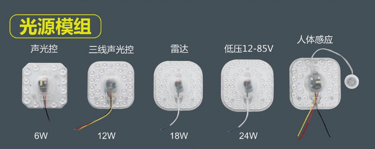 Multi-style multi-purpose multi-wattage LED light source module