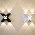 Duosheng X-type innovative and unique bedroom indoor home two-way wall lamp