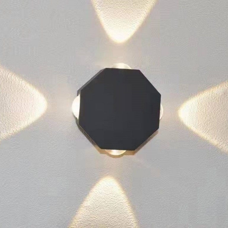 Duosheng regular octagon hotel bedroom creative four-way wall lamp