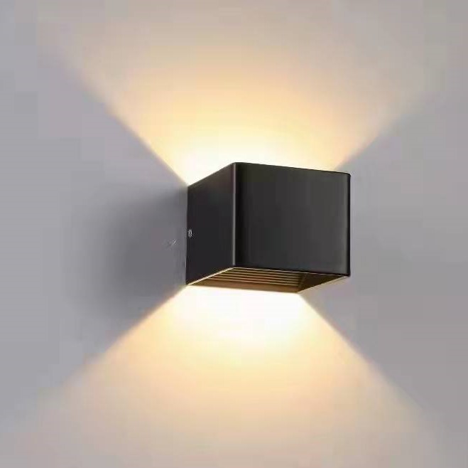 Duosheng modern style elegant black minimalist interior home decoration wall lamp