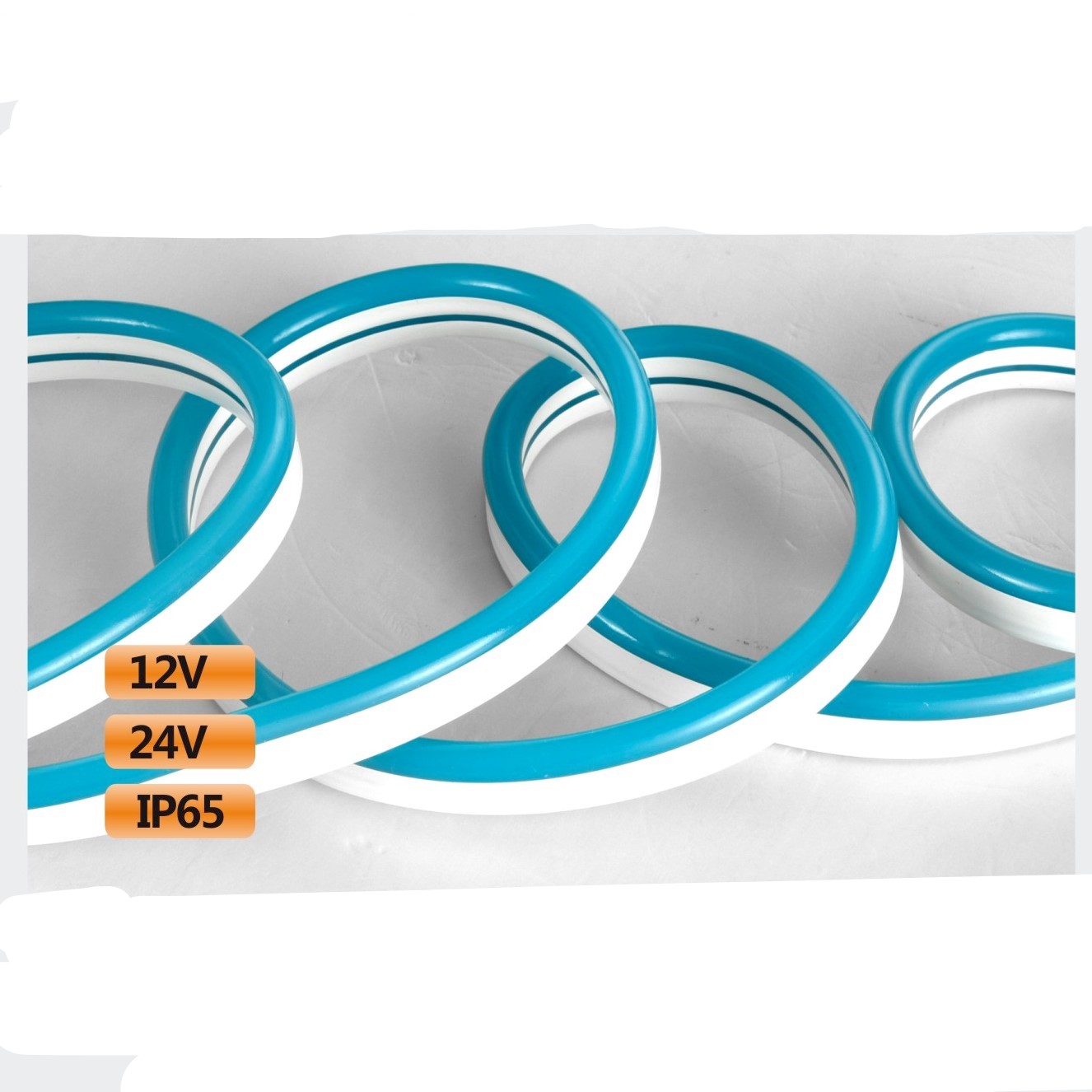 LED indoor and outdoor waterproof multi-color 6mm flexible flexible light strip