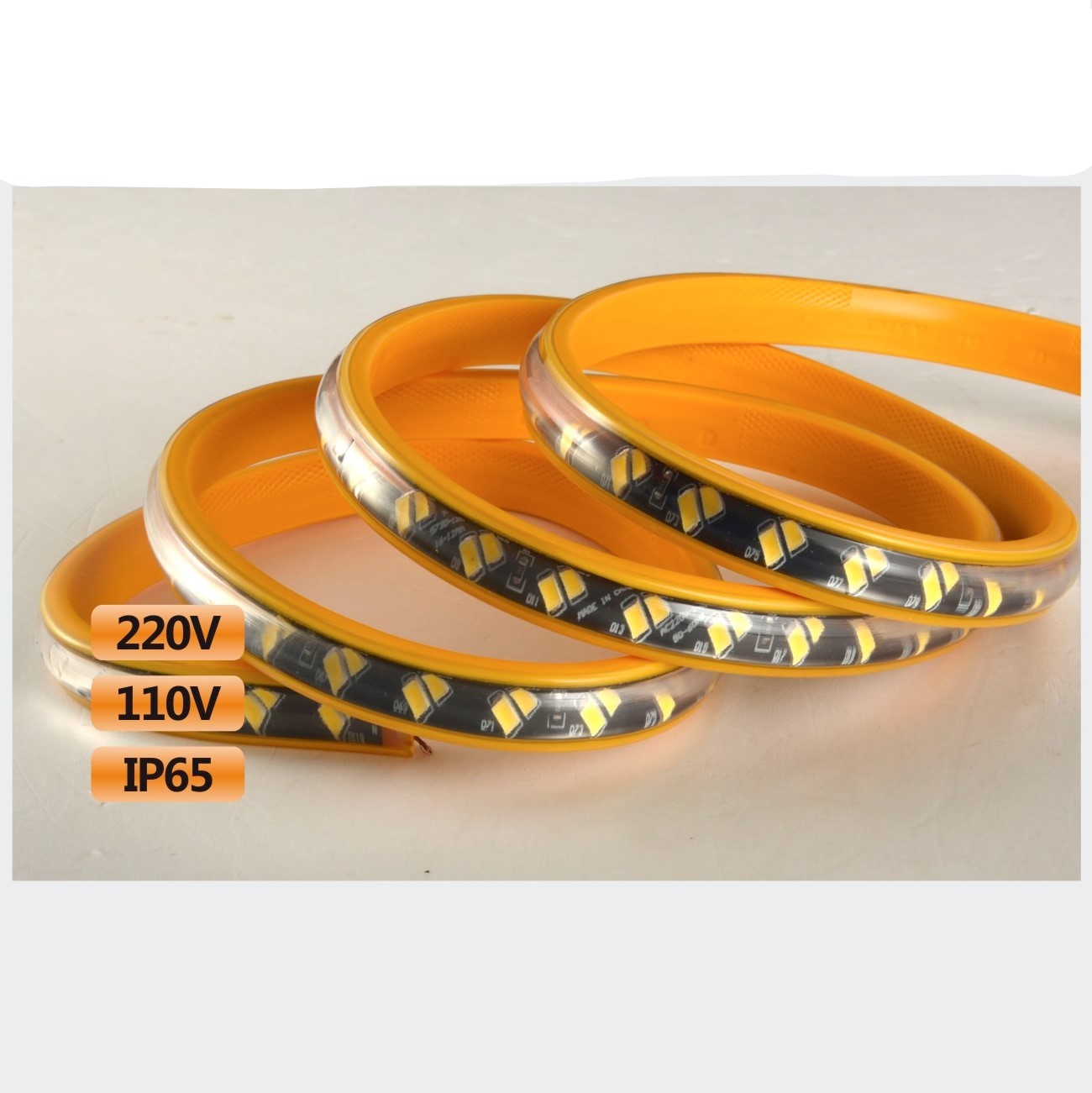 LED indoor and outdoor new power-free lens light strip
