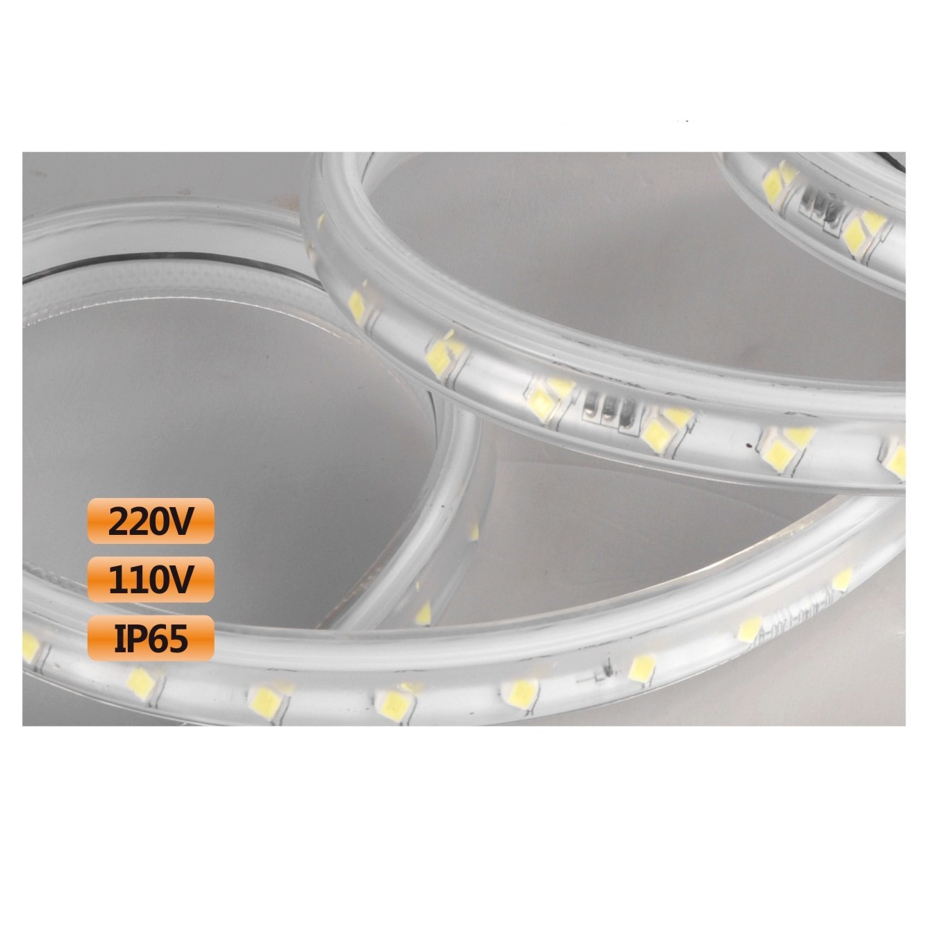 LED new power-free flexible flexible light strip with fuse tube