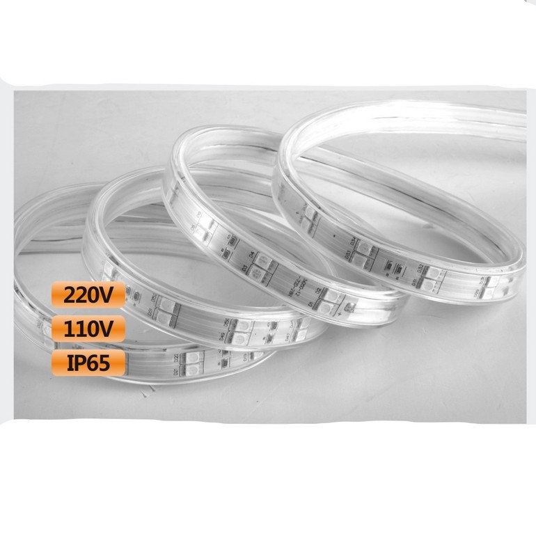 60 Lights 10mm Lens RGB Flexible Waterproof Light Strip