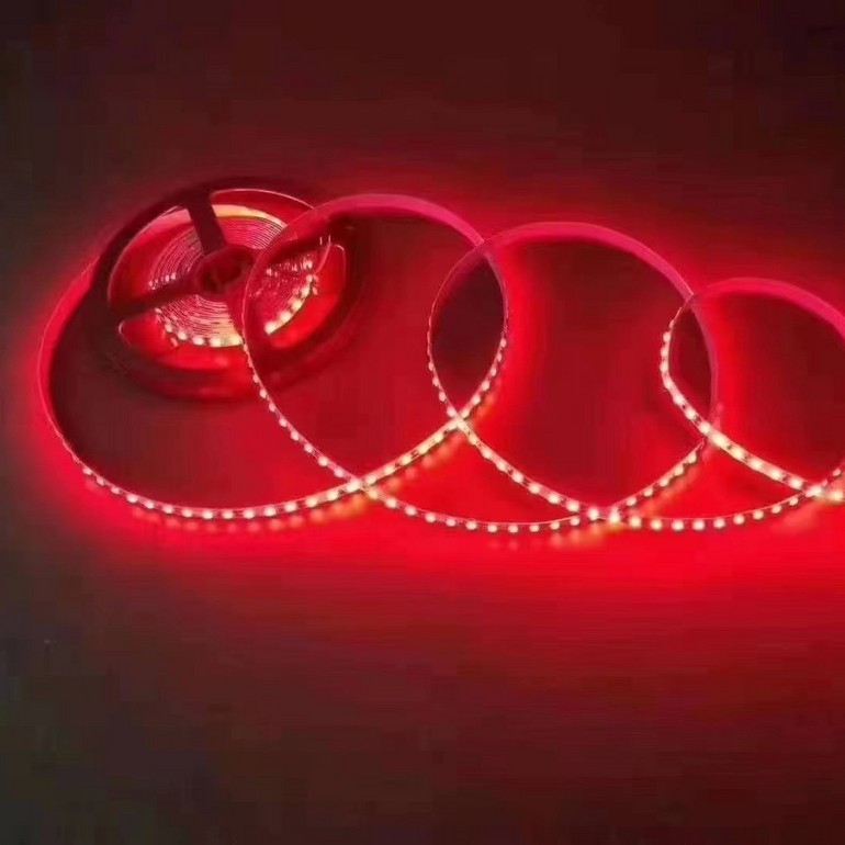 Indoor and outdoor environmental protection and energy saving bendable LED red soft light strip