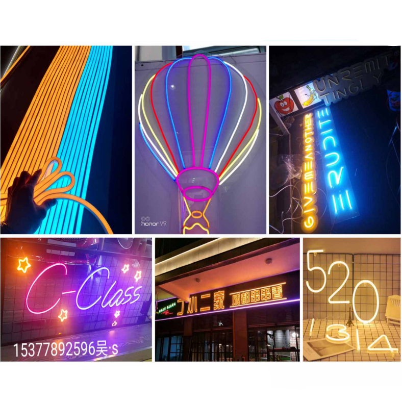 Outdoor Any Bend Creative Shape Pure Silicone Neon Strip