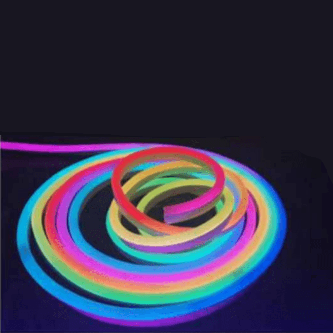 Multi-color silicone magic light strips for outdoor exterior wall projects