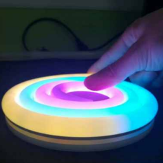 Multi-color silicone magic light strips for outdoor exterior wall projects