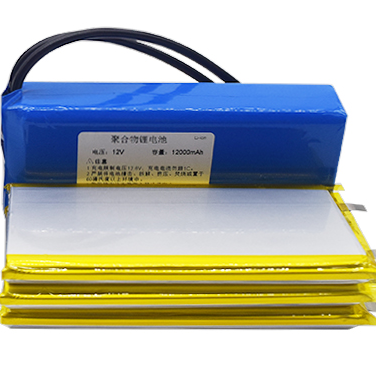 12V polymer stabilized lithium battery with protective plate