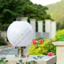 LED outdoor simple energy-saving solar stainless steel ballv
