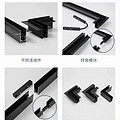 Living room household high-strength corrosion-resistant embedded aluminum alloy light trough