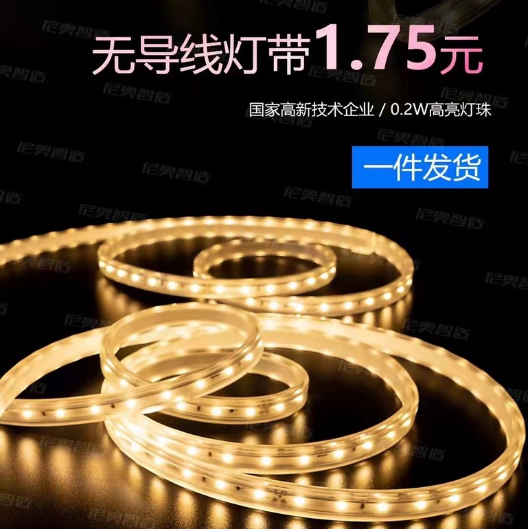 Outdoor decoration, environmental protection, energy saving, high brightness, no lead light strip