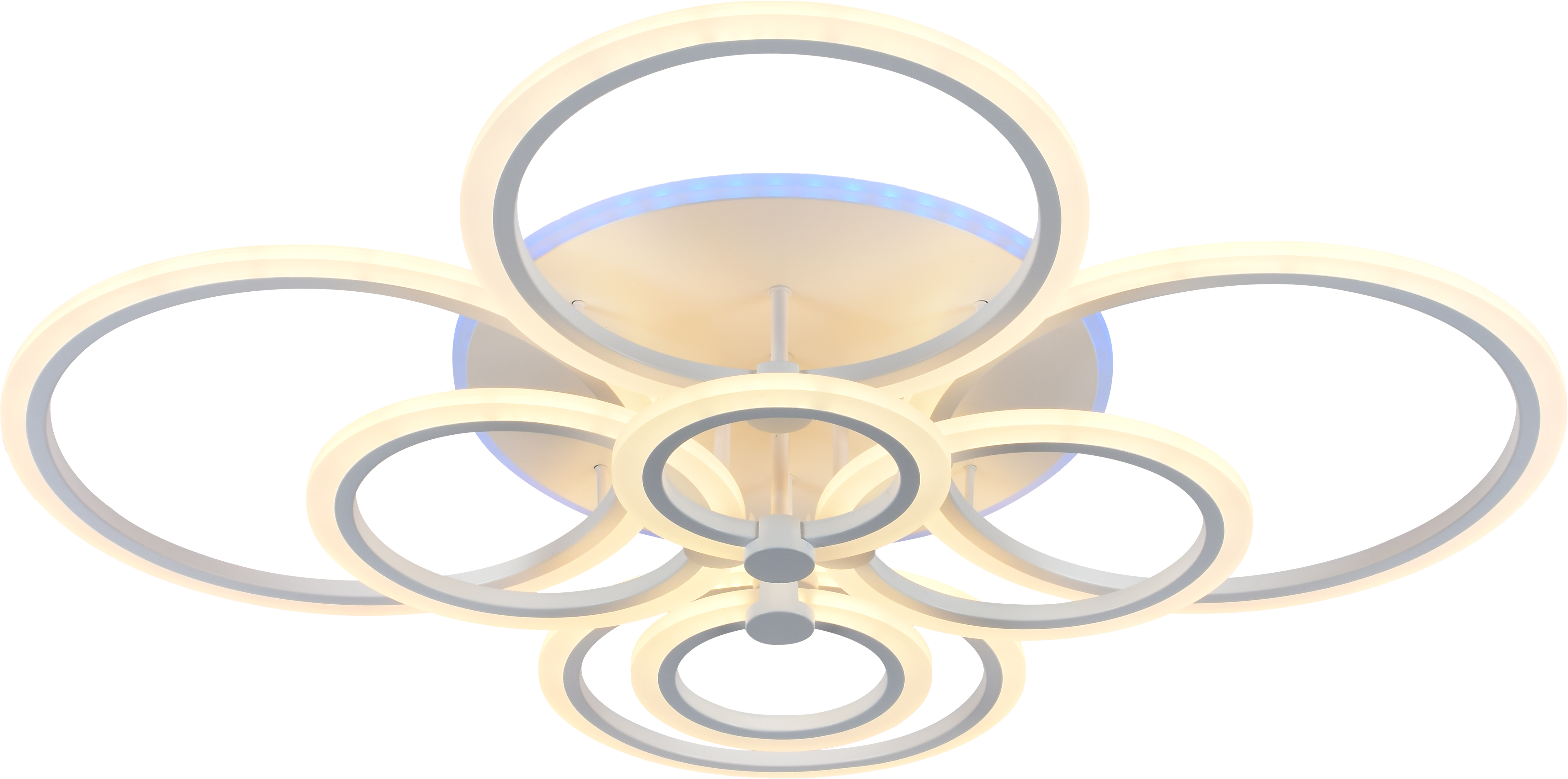 LED indoor home innovation multi-circle mosaic ceiling lamp